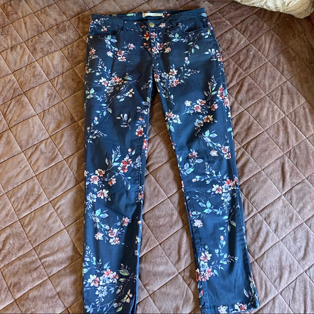 LC by Lauren Conrad Floral Jeans